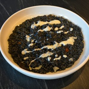 Squid Ink Risotto